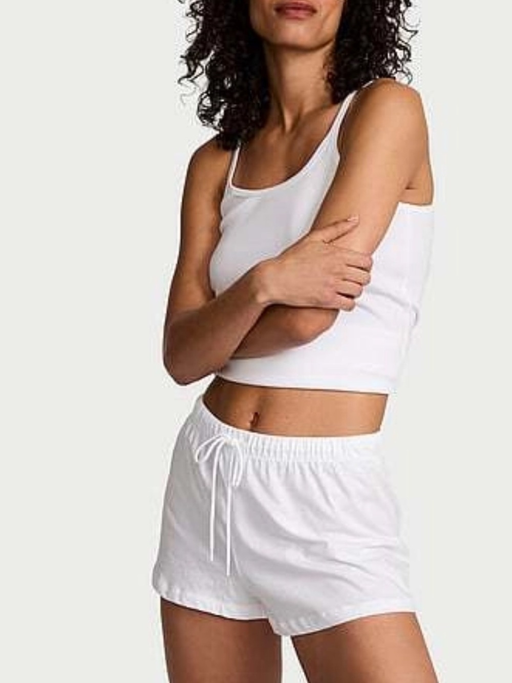 NWT Victoria’s Secret Pink 100% Cotton Micro Shorts Logo Waistband Size Small